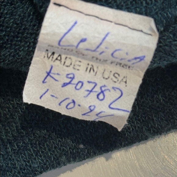 Band of the Free Green/Blue Ruffled Sweater - Picture 6 of 6